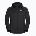 Trekking Hoodie Sweatshirt Herren Jack Wolfskin Peak District Hooded Full Zip black 7