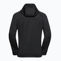 Trekking Hoodie Sweatshirt Herren Jack Wolfskin Peak District Hooded Full Zip black 8