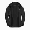 Trekking Hoodie Sweatshirt Herren Jack Wolfskin Peak District Hooded Full Zip black 9