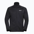 Herren-Trekking-Fleecejacke Jack Wolfskin Peak District Full Zip schwarz 7