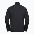 Herren-Trekking-Fleecejacke Jack Wolfskin Peak District Full Zip schwarz 8