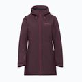 Damen Regenjacke Jack Wolfskin Heidelstein Ins amaranth 7