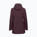 Damen Regenjacke Jack Wolfskin Heidelstein Ins amaranth 8