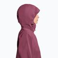Damen Regenjacke Jack Wolfskin Trailtime 2L raisin 4