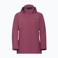 Damen Regenjacke Jack Wolfskin Trailtime 2L raisin 8