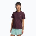 Damen T-Shirt Jack Wolfskin Essential Amaranth
