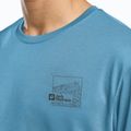 Herren-T-Shirt Jack Wolfskin Vonnan Graphic peak trail himmelblau 5