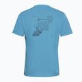 Herren-T-Shirt Jack Wolfskin Vonnan Graphic peak trail himmelblau 7