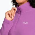 Fleecejacke für Damen Jack Wolfskin Taunus 100 Half Zip foxglove 4