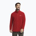 Fleecejacke für Herren Jack Wolfskin Taunus 100 Full Zip siren red