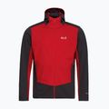 Softshell-Jacke für Herren Jack Wolfskin Skyvail siren red 7