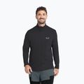 Herren-Trekkingsweatshirt  Jack Wolfskin Litestride Full Zip black