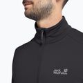 Herren-Trekkingsweatshirt  Jack Wolfskin Litestride Full Zip black 4