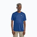 Herren Trekking T-Shirt Jack Wolfskin Tech T blue orchid