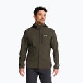 Herren-Windjacke Jack Wolfskin Wild Winds Hooded obsidian moss