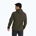 Herren-Windjacke Jack Wolfskin Wild Winds Hooded obsidian moss 3