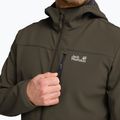 Herren-Windjacke Jack Wolfskin Wild Winds Hooded obsidian moss 5