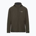 Herren-Windjacke Jack Wolfskin Wild Winds Hooded obsidian moss 8