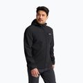 Herren-Windjacke Jack Wolfskin Wild Winds Hooded black