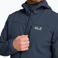 Herren-Windjacke Jack Wolfskin Wild Winds Hooded midnight sky 5