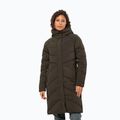 Damen Daunenmantel Jack Wolfskin Marienplatz Coat obsidian moss