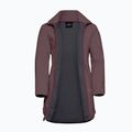 Fleecejacke für Damen Jack Wolfskin High Curl Coat sheer plum 9