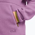 Fleecejacke für Damen Jack Wolfskin Lite Curl Full Zip vivid orchid 5