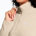 Fleecejacke für Damen Jack Wolfskin Taunus 100 Half Zip oyster 4