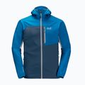 Jack Wolfskin Eagle Peak II Herren Softshell Jacke blau 1306911_1361 5