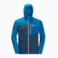 Jack Wolfskin Eagle Peak II Herren Softshell Jacke blau 1306911_1361 6