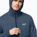 Jack Wolfskin Herren Hydro Grid Fleece-Sweatshirt navy blau 1710001_1383 3