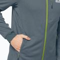 Jack Wolfskin Herren Hydro Grid Fleece-Sweatshirt grau 1710001_6098 5
