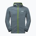 Jack Wolfskin Herren Hydro Grid Fleece-Sweatshirt grau 1710001_6098 6