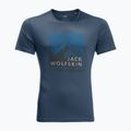 Jack Wolfskin Peak Graphic Herren-Trekking-T-Shirt blau 1807182_1383