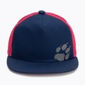 Jack Wolfskin Rib Paw Kinder Baseballmütze navy blau und rosa 1907641_1225 4