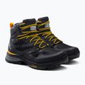 Jack Wolfskin Herren Force Striker Texapore Mid Trekking Stiefel black/burly yellow xt 4038823 5