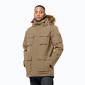 Jack Wolfskin Herren Daunenjacke Glacier Canyon Parka braun 1107674_5136