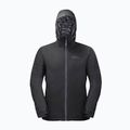 Jack Wolfskin Herren Regenjacke Wisper Ins schwarz 8