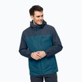 Jack Wolfskin Herren Regenjacke Taubenberg blau 1115311_4133_006 5