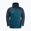 Jack Wolfskin Herren Regenjacke Taubenberg blau 1115311_4133_006 9