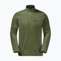 Jack Wolfskin Herren Fleece-Sweatshirt Taunus HZ grün 1709522_4129_002 4
