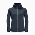 Damen Fleece Jack Wolfskin Hydro Grid Fleece grau 1709911 9