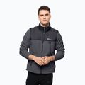 Jack Wolfskin Herren Dna Grizzly grau Fleece-Sweatshirt 1709982