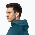 Herren Jack Wolfskin Hydro Grid Hooded FZ Fleece-Sweatshirt blau 1710002 4