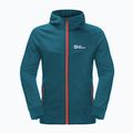 Herren Jack Wolfskin Hydro Grid Hooded FZ Fleece-Sweatshirt blau 1710002 6