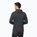 Herren Jack Wolfskin Hydro Grid Hooded FZ Fleece-Sweatshirt grau 1710002 2