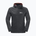 Herren Jack Wolfskin Hydro Grid Hooded FZ Fleece-Sweatshirt grau 1710002 6