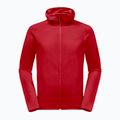 Jack Wolfskin Herren Baiselberg Fleece-Sweatshirt rot 1710541 5