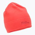 Jack Wolfskin Real Stuff orange Fleece Wintermütze 1909852