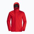 Jack Wolfskin Herren Stormy Point 2L wasserdichte Jacke rot 1111142 6